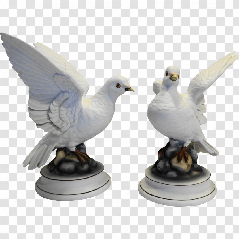 Figurine Bisque Porcelain Ceramic Bird - Antique Transparent PNG