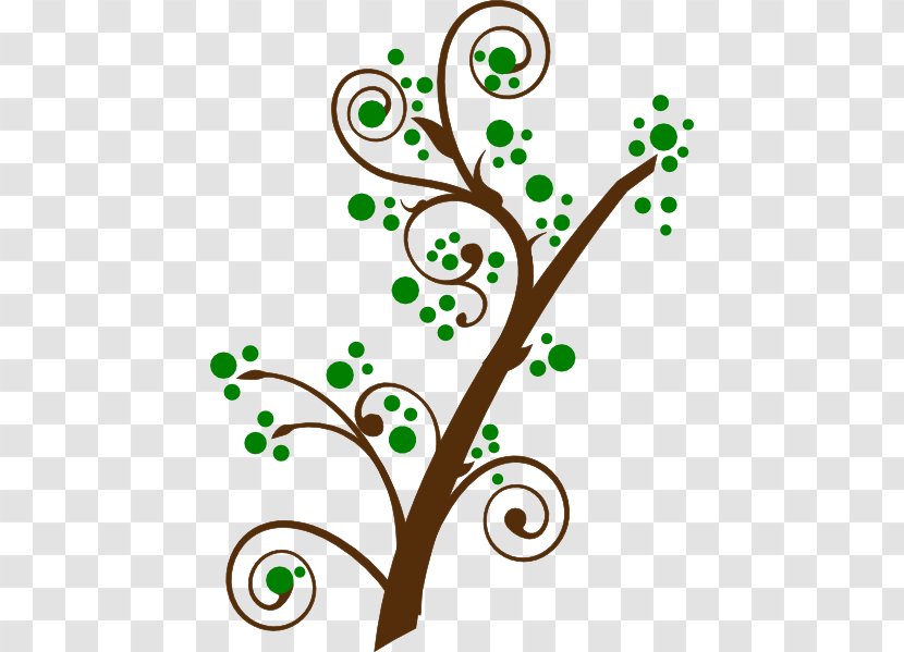 Clip Art Branch Tree Openclipart Leaf - Vector Branches Transparent PNG