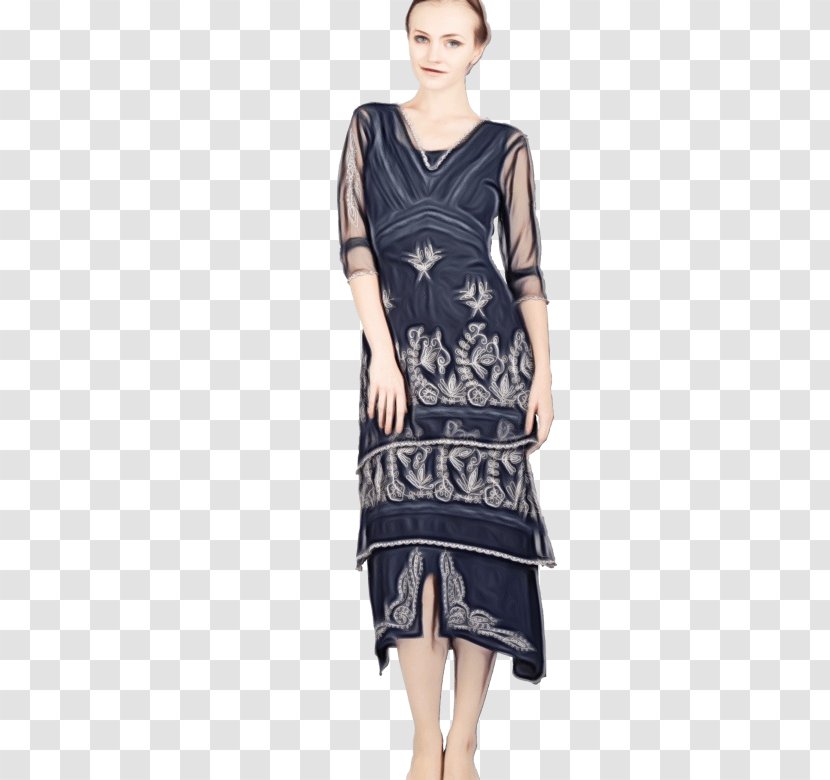 Cocktail Cartoon - Lace - Formal Wear Gown Transparent PNG