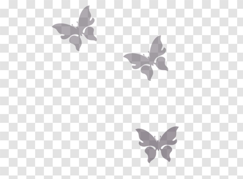 Butterfly Wall Decal Drawing Wallpaper - Deviantart - Grey Transparent PNG