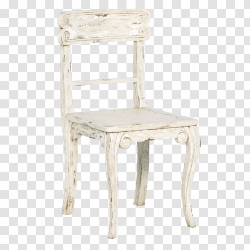 Chair Furniture Fauteuil - Wing - White Transparent PNG