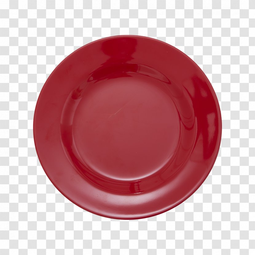 Red - Tableware - Plates File Transparent PNG