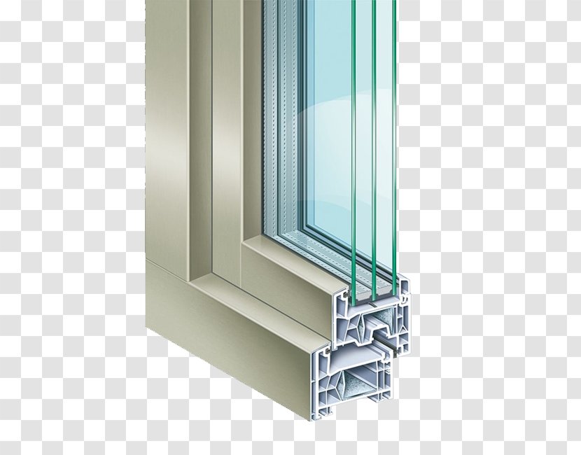 Kömmerling Window Aluminium Polyvinyl Chloride System - Building Transparent PNG