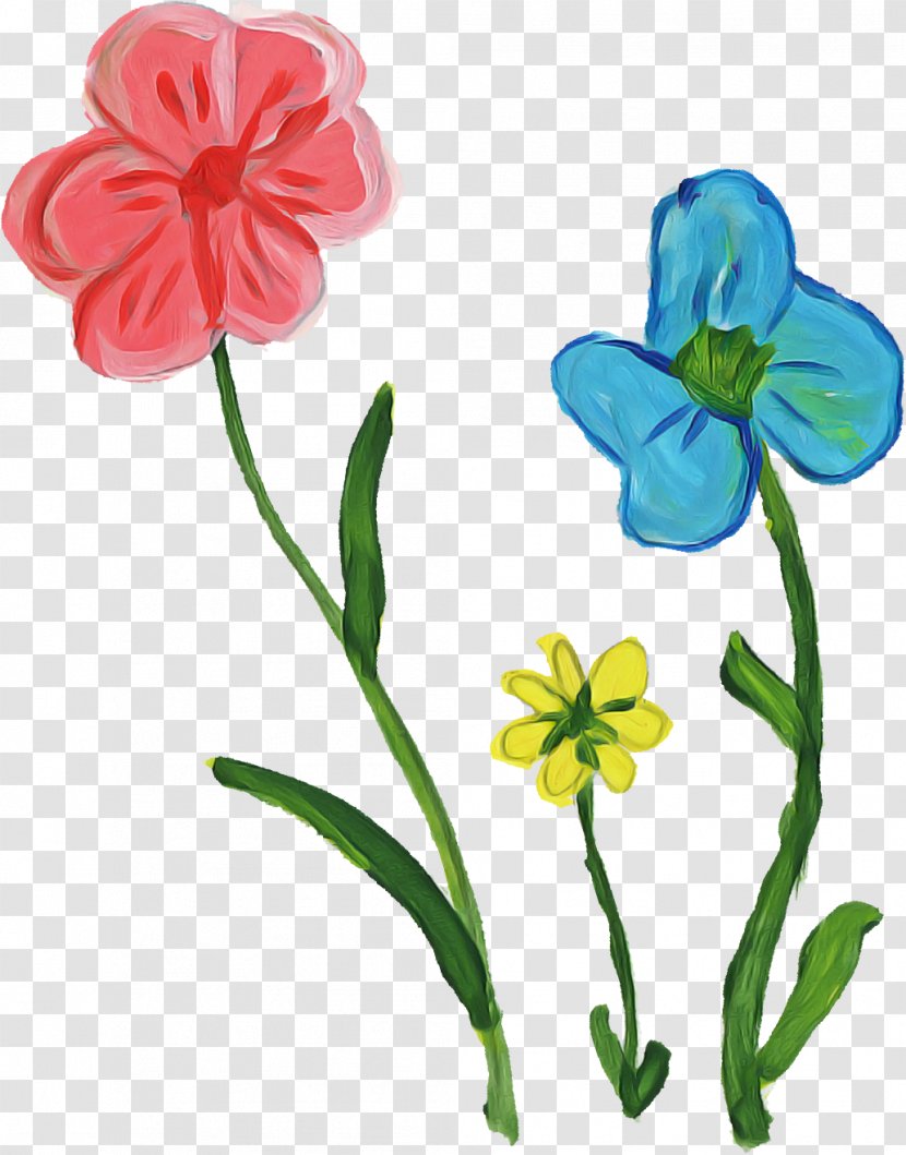 Flower Plant Petal Flowering Clip Art - Cut Flowers Stem Transparent PNG