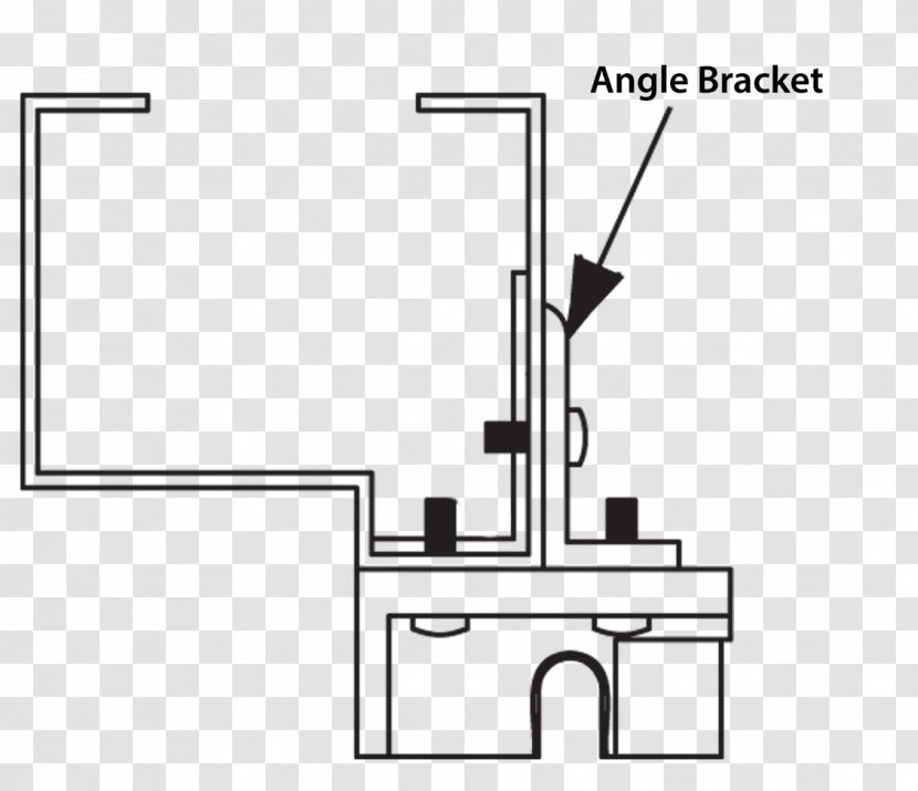 Angle Bracket Mullion Transom - Area Transparent PNG