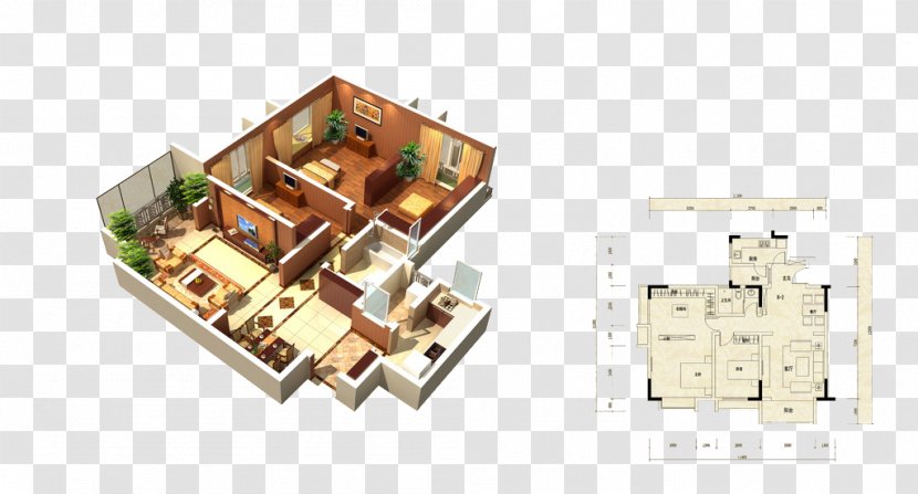 3D Computer Graphics House Painter And Decorator Interior Design Services Designer Stereoscopy - Perspective View Size Chart Transparent PNG