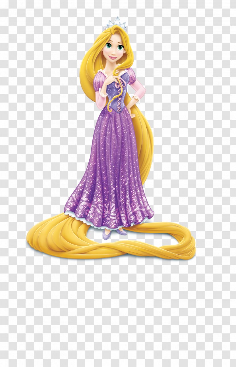 Rapunzel Ariel Disney Princess - Doll - Barbie Transparent PNG