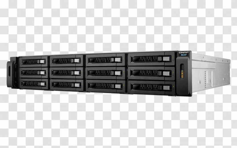 QNAP Systems, Inc. Network Storage Systems Serial ATA Computer Servers TS-EC1680U-I3-4G-R2 External - Hard Drives Transparent PNG