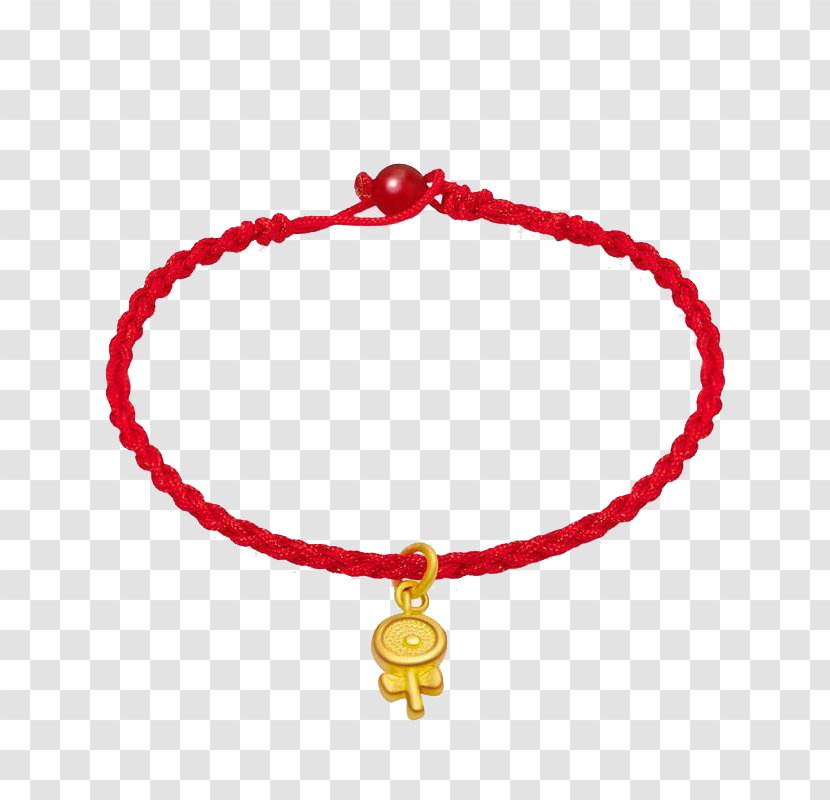 Bracelet Jewellery Necklace Pendant Pearl - Red - Acer Tide Fun HolidayLollipop Gold Beaded Transparent PNG