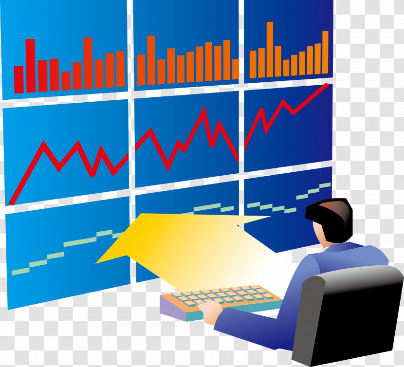 China Management Information System Organization - Vector Stock Market Trading FIG. Transparent PNG