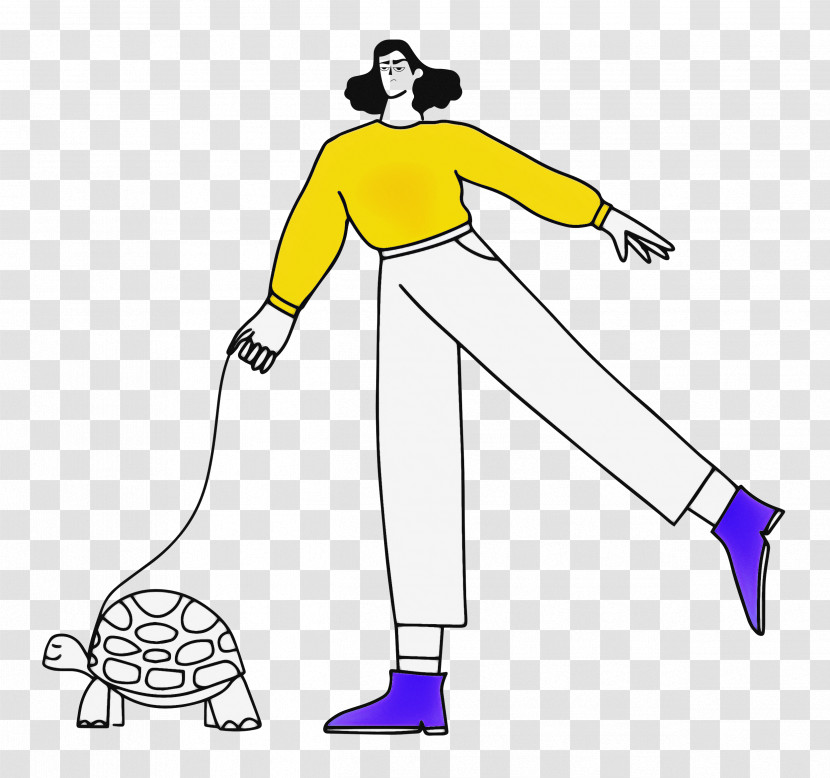 Walking The Turtle Transparent PNG