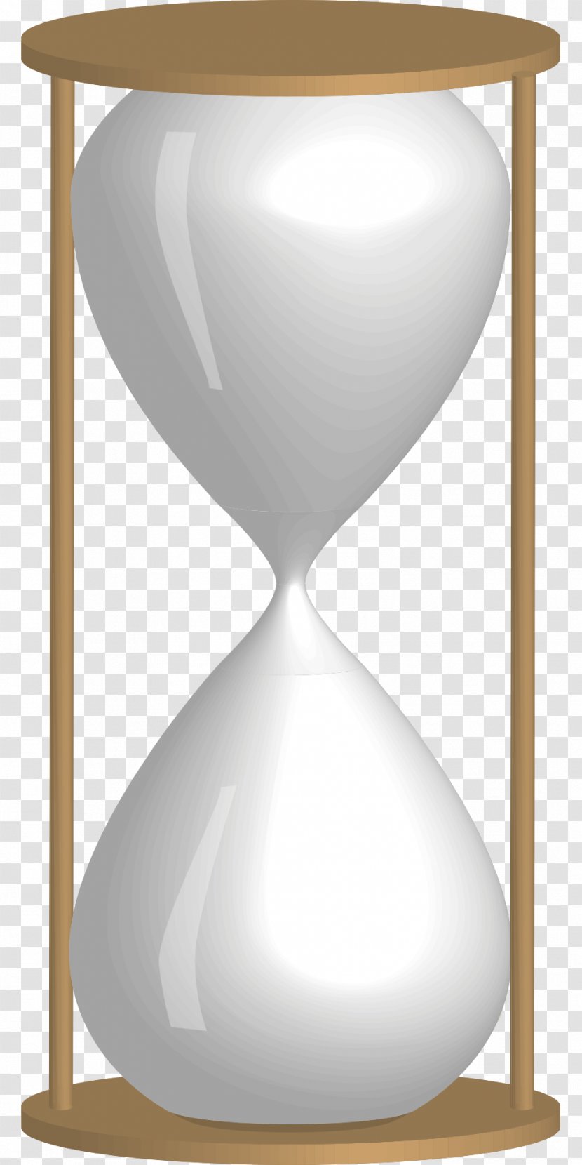 Hourglass Sand Egg Timer Clip Art - White Transparent PNG