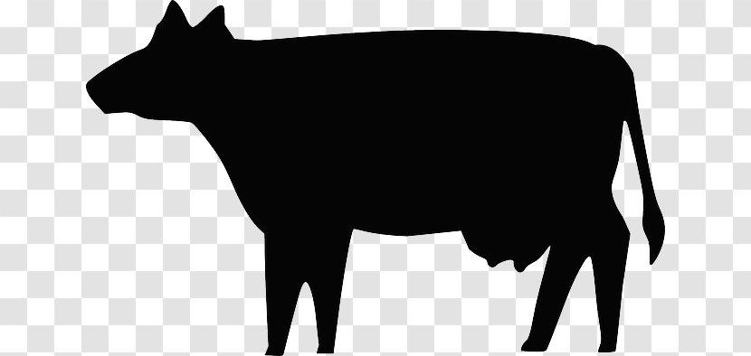 Beef Cattle Silhouette Clip Art - Like Mammal Transparent PNG