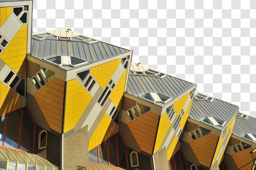 Roof Property Architecture Yellow Real Estate - Home - Facade Transparent PNG