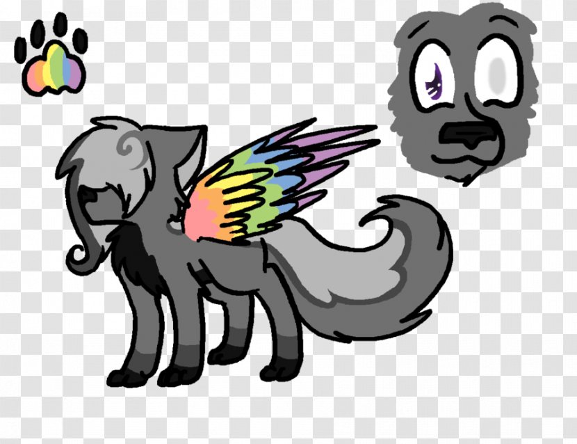 Cat Horse Canidae Dog Clip Art - Gray Fox Transparent PNG