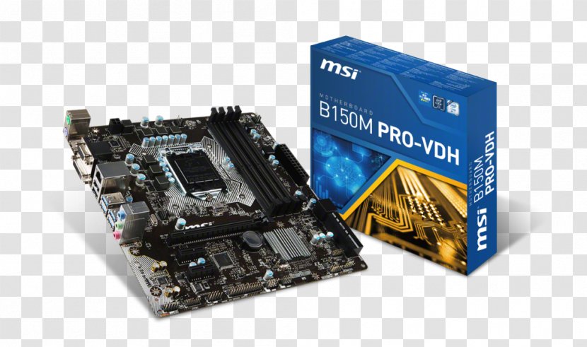 Intel LGA 1151 Motherboard MSI MicroATX - Dimm - Picture Box Transparent PNG