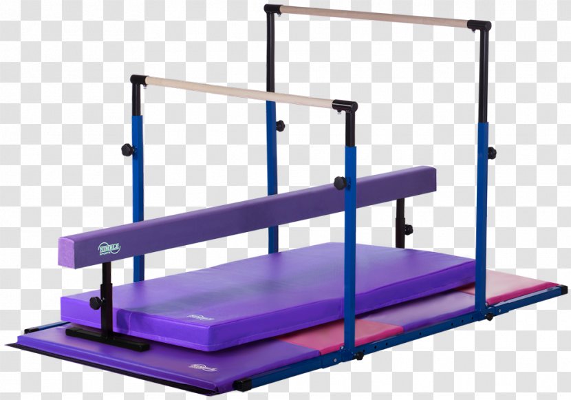 Mat Balance Beam Gymnastics Horizontal Bar Sports - Parallel Bars Transparent PNG