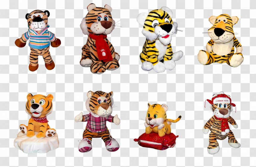 Tiger Cartoon Chinese New Year - Toy Transparent PNG