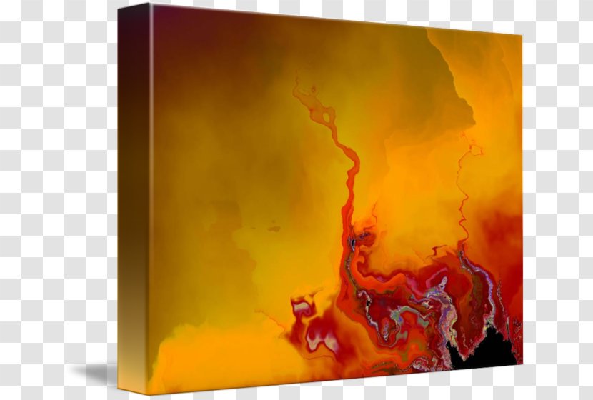 Modern Art Acrylic Paint Painting Gallery Wrap Picture Frames - Heat Transparent PNG
