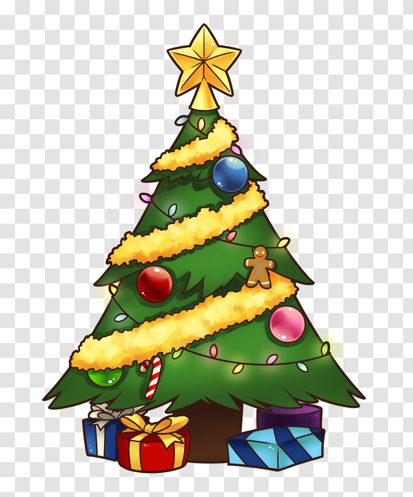 Santa Claus Christmas Tree Clip Art - Decor - Beautiful Cliparts Transparent PNG