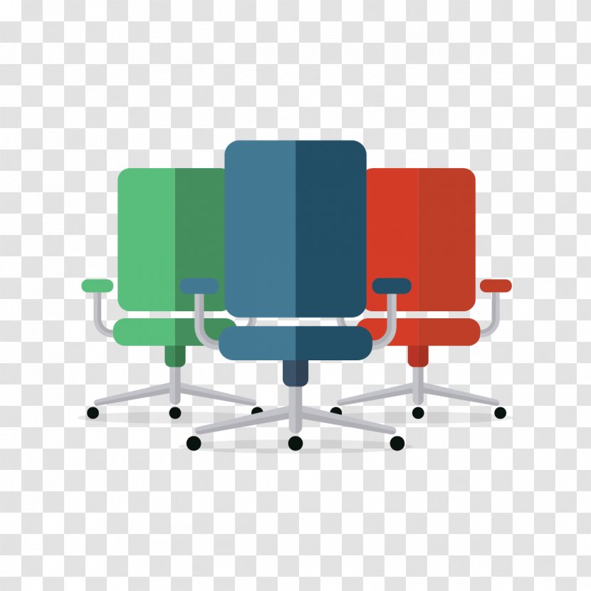 Office & Desk Chairs Armrest Plastic - Table - Line Transparent PNG
