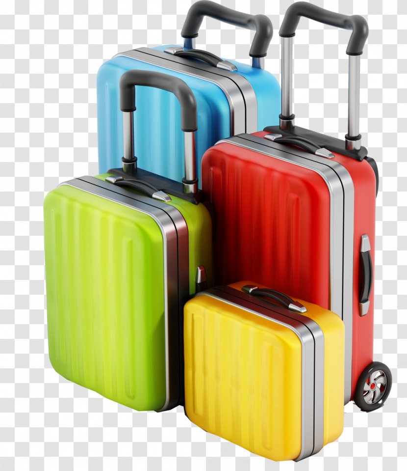 Suitcase Travel Baggage Backpack Trunk - The Luggage Transparent PNG