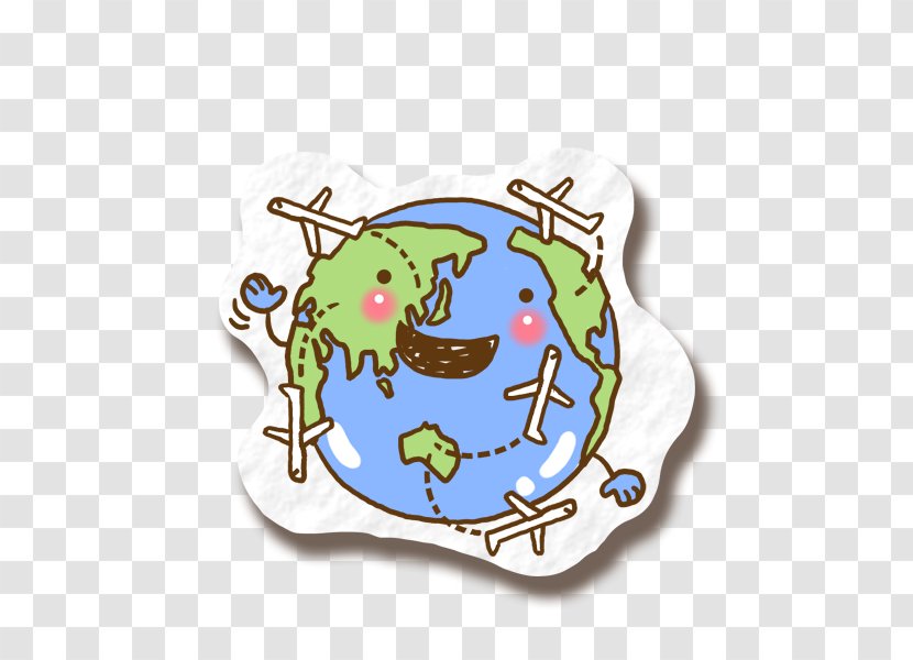 Earth Cartoon Clip Art - Travel Icons Transparent PNG