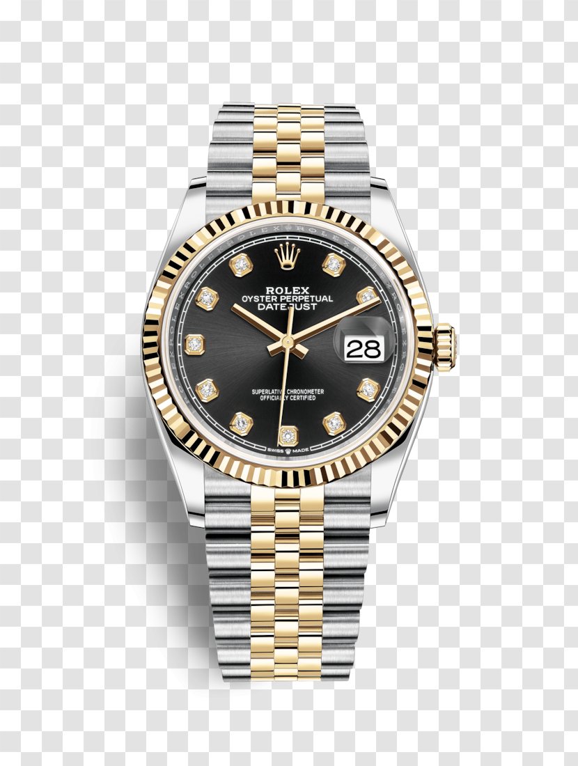 Rolex Datejust Watch Oyster Jewellery - Strap - Pearl Transparent PNG