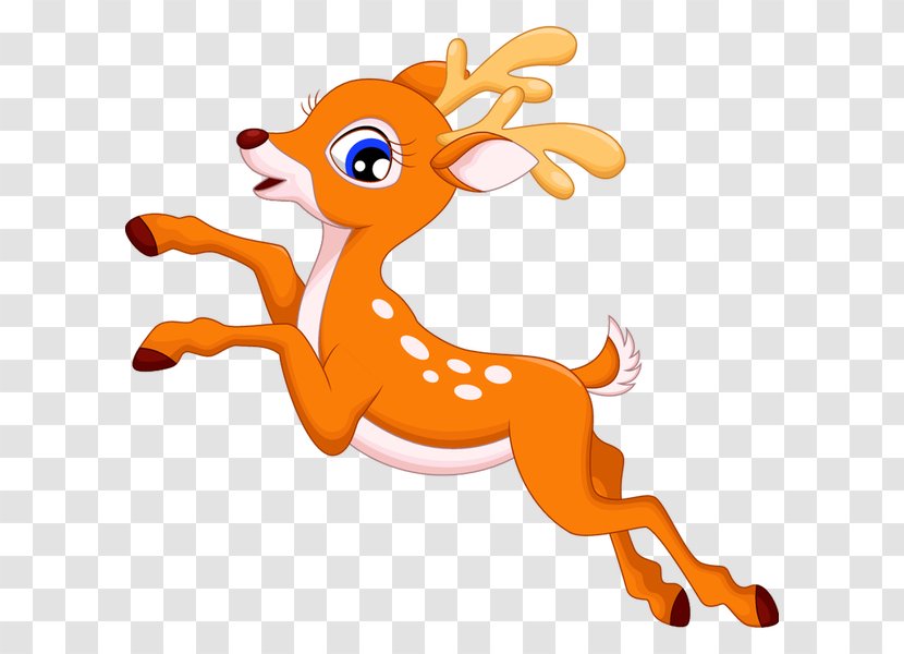 Deer Royalty-free Clip Art - Cartoon Transparent PNG