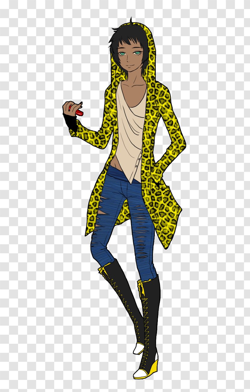 Clip Art Illustration Headgear Human Behavior - Costume - Yellow Cheetah Transparent PNG