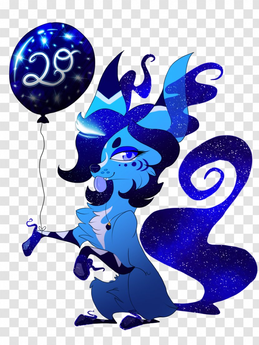 Character Fiction Clip Art - Cobalt Blue - Happy Birthday To Me Transparent PNG