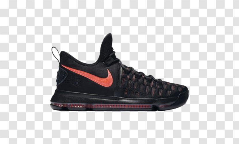 Nike Free Sports Shoes KD 9 Basketball Shoe - Black Transparent PNG
