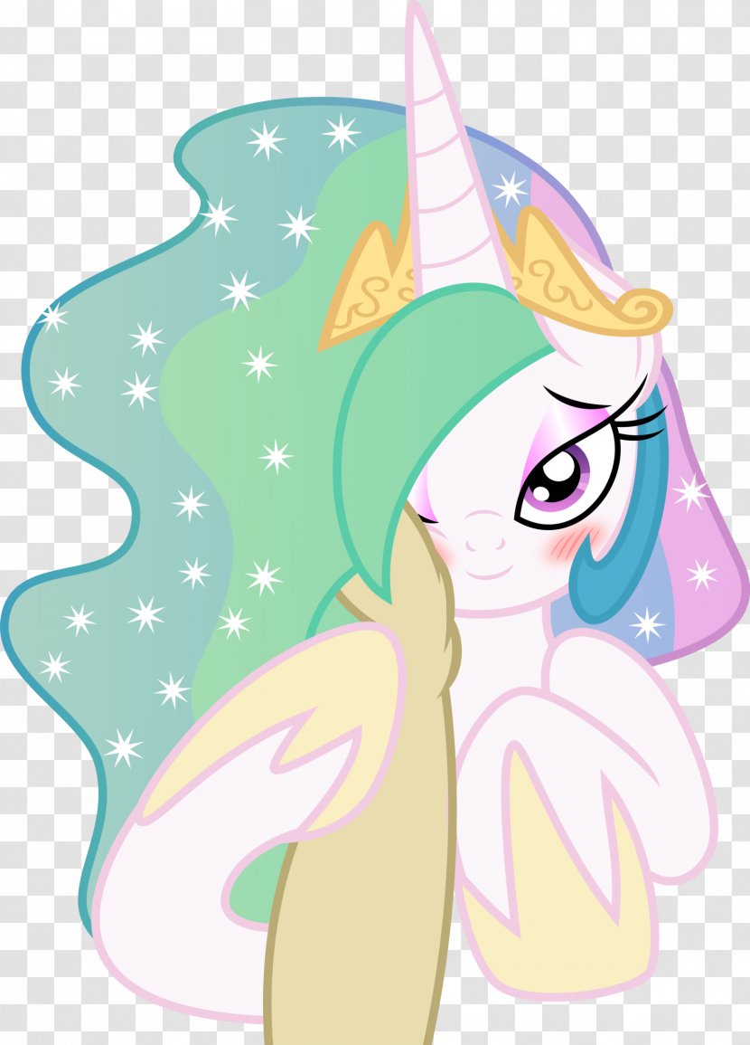 Clip Art Illustration Horse Love - Flower - Princess Celestia Angry Transparent PNG