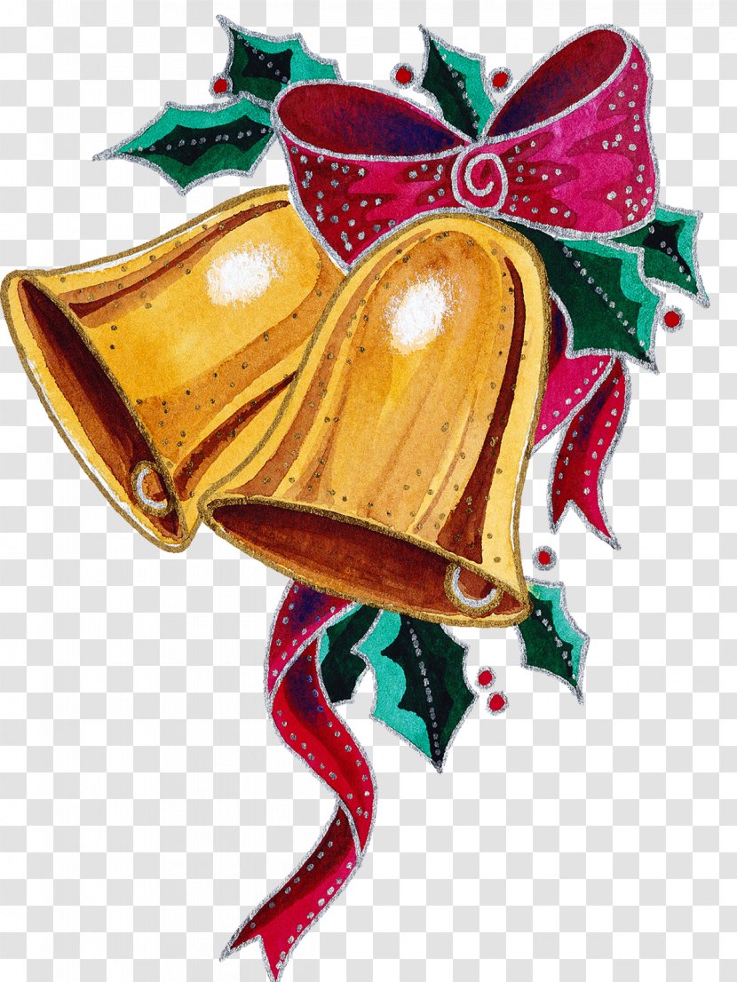 Santa Claus Christmas Decoration Jingle Bell - Frame - Bells Transparent PNG
