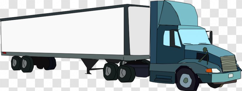 Commercial Vehicle Car Semi-trailer Truck Driver - Flatbed Transparent PNG