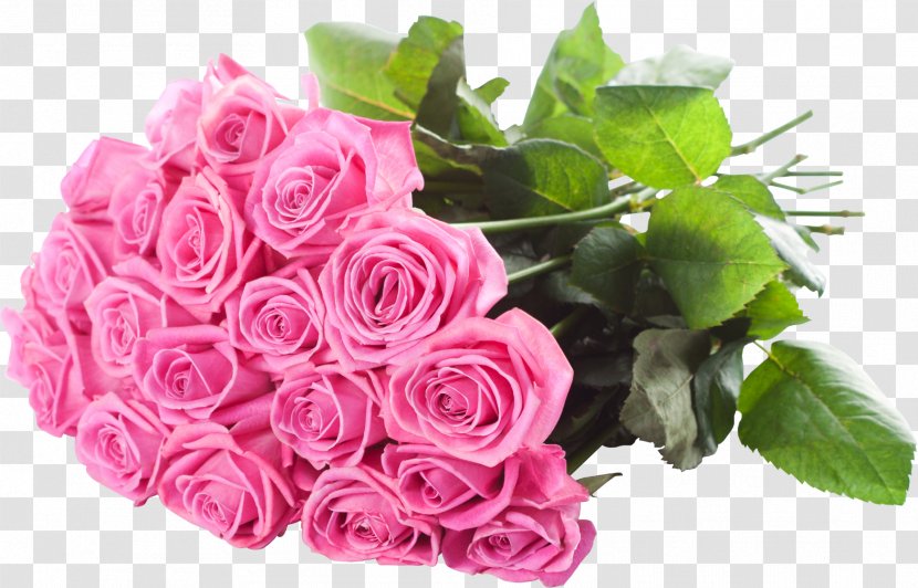 Flower Bouquet Rose Pink Flowers Floristry - White Transparent PNG