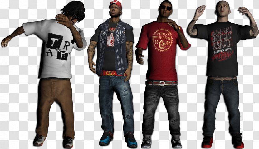 Grand Theft Auto: San Andreas Multiplayer T-shirt Mod Video Game - Outerwear Transparent PNG