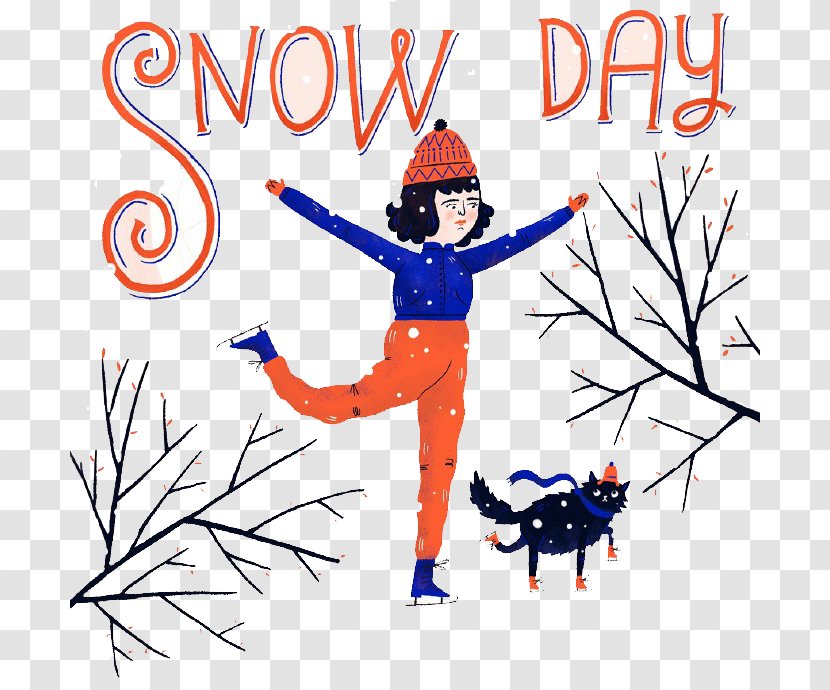 Snow Drawing Cartoon Illustration - Recreation - Snowy Weather Transparent PNG