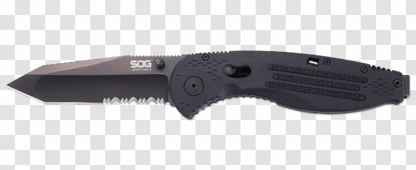 Hunting & Survival Knives Knife Utility SOG Specialty Tools, LLC Serrated Blade - Bowie Transparent PNG