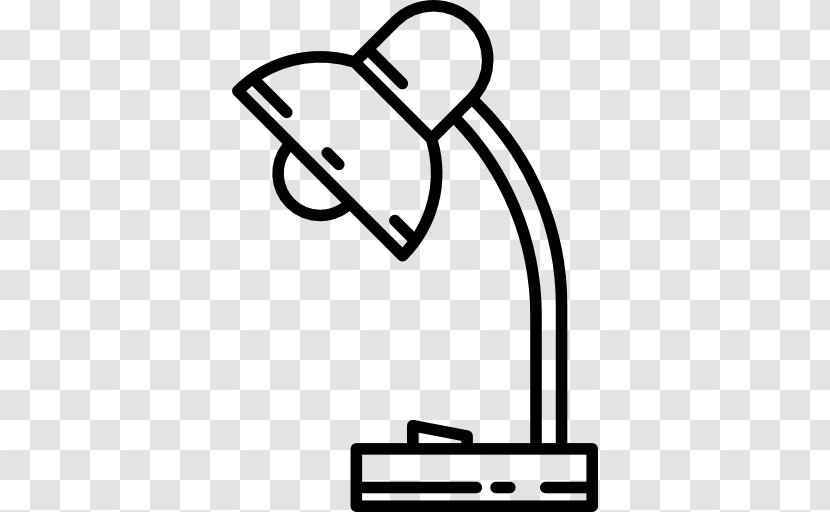 Clip Art - White - Desk Lamp Silhouettes Transparent PNG