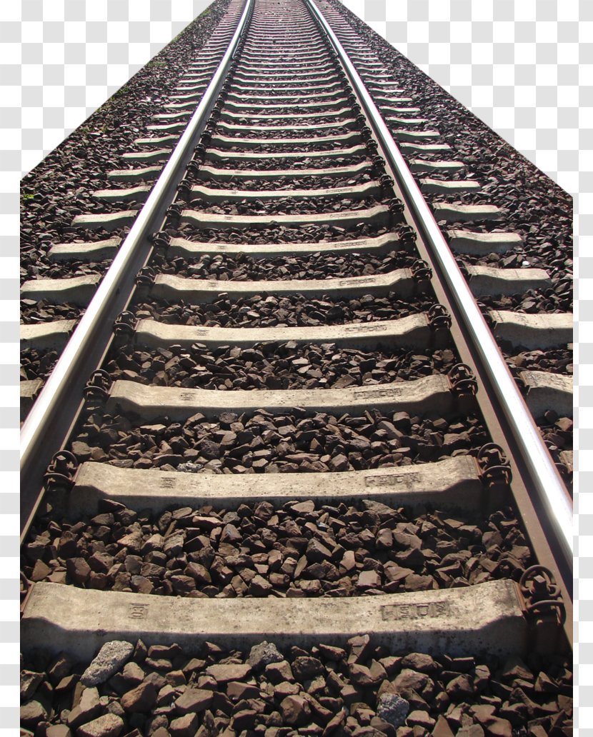 Train Rail Transport Track - Travel - Railroad Tracks Transparent PNG