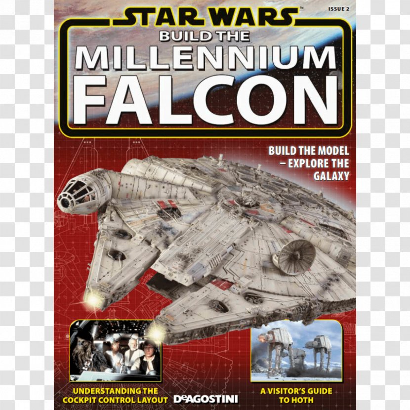 Millennium Falcon Star Wars Han Solo Partwork Magazine Transparent PNG