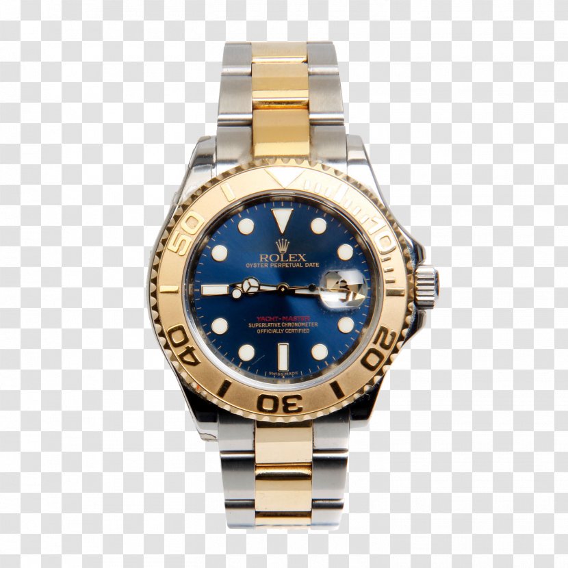 Rolex Yacht-Master II Datejust Watch - Blue Transparent PNG