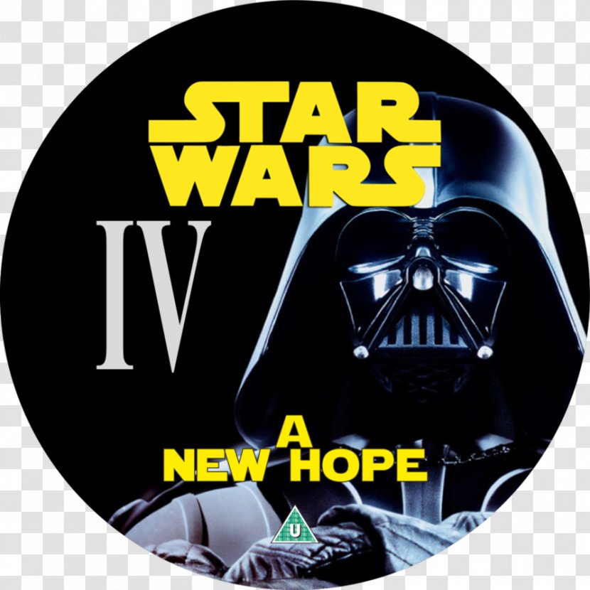 Star Wars Blu-ray Disc Logo Label Product - Episode Iv A New Hope Transparent PNG