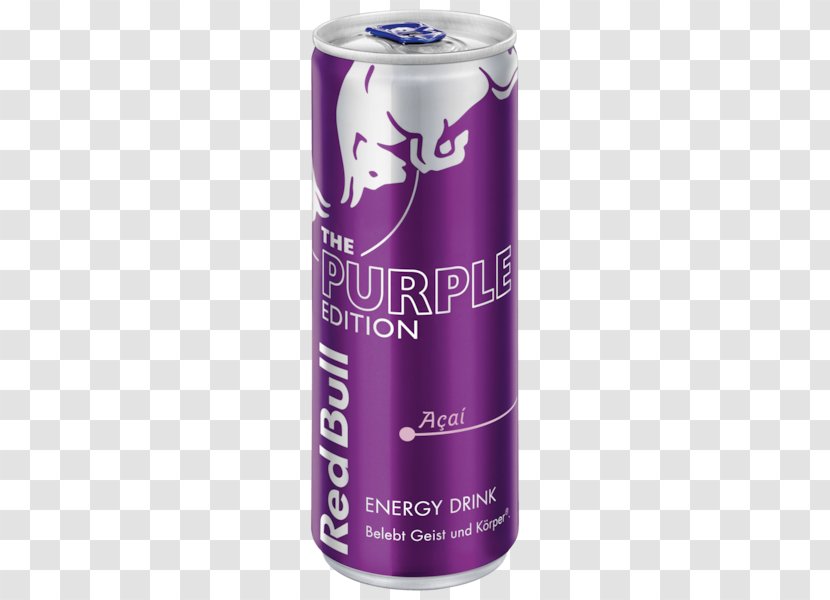 Red Bull Sports & Energy Drinks Fizzy Beverage Can Transparent PNG