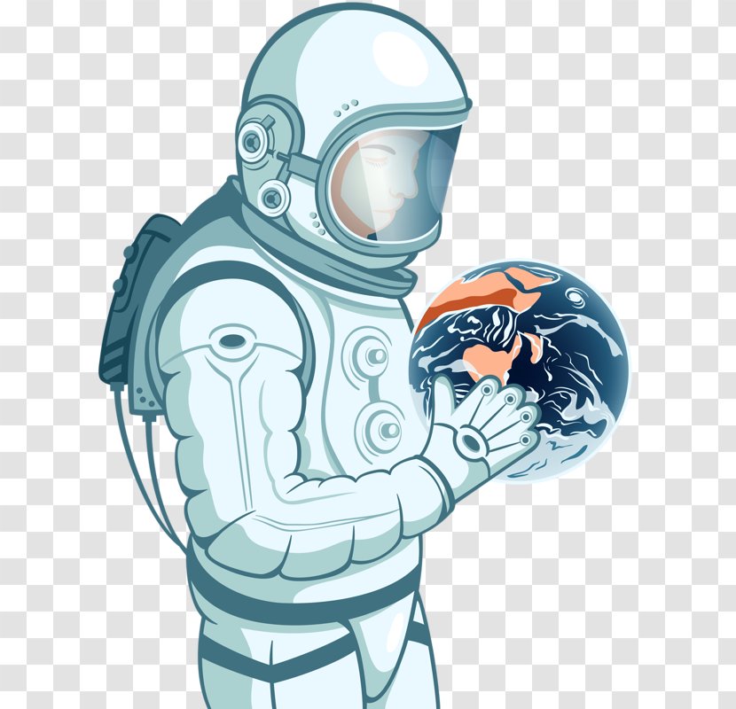 Astronaut Drawing Stock Photography Illustration - Flower - Holding Earth Transparent PNG