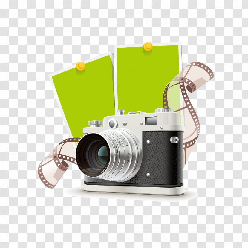 Photographic Film Photography Stock Illustration - Royaltyfree - Vector Camera And Handed Transparent PNG