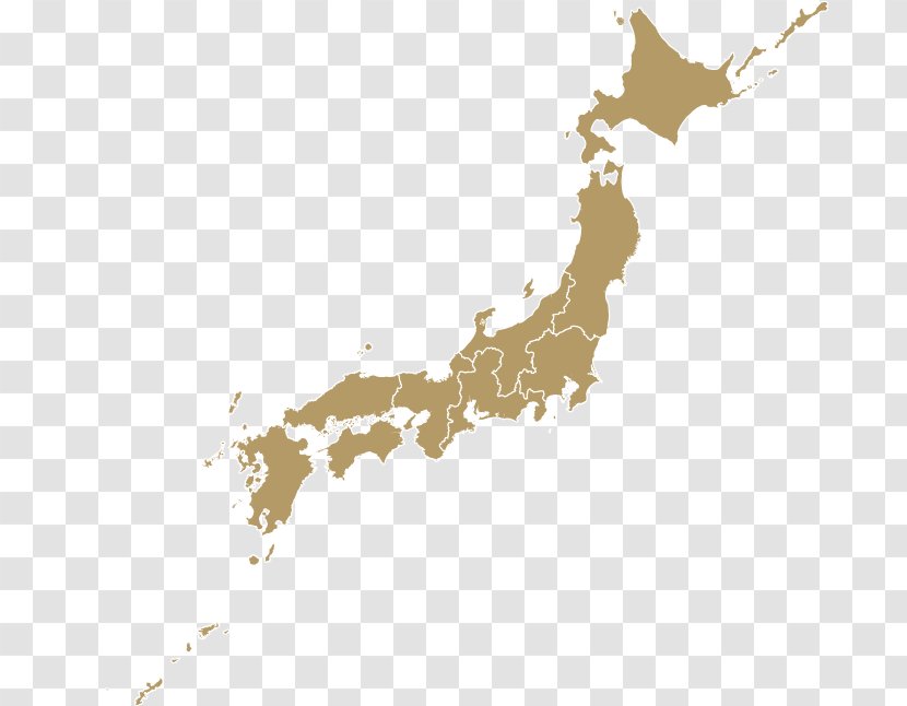 Japan Vector Map Clip Art - Pictogram Transparent PNG