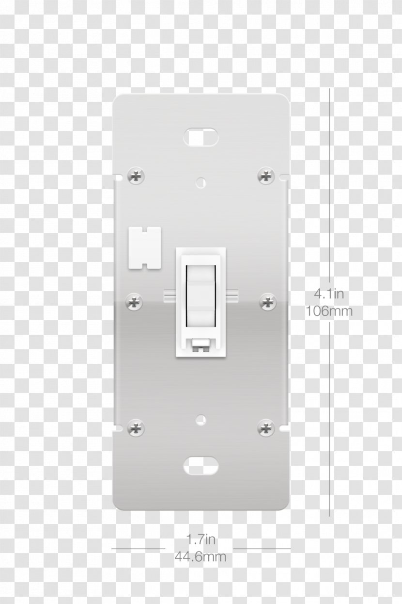 Light Switches Rectangle Product Design - Electronics - Rocker Switch Transparent PNG