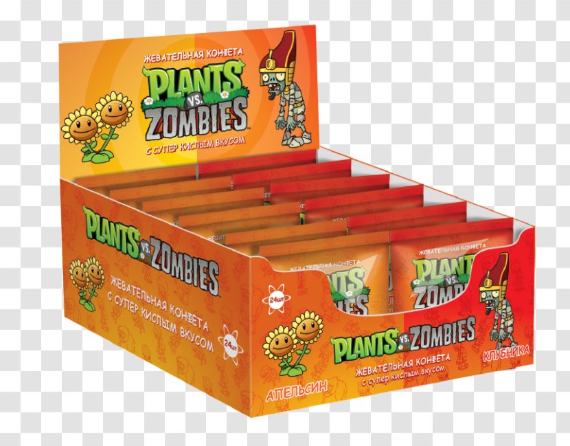 Plants Vs. Zombies Chewing Gum Caramel Candy - Heart - Silhouette Transparent PNG